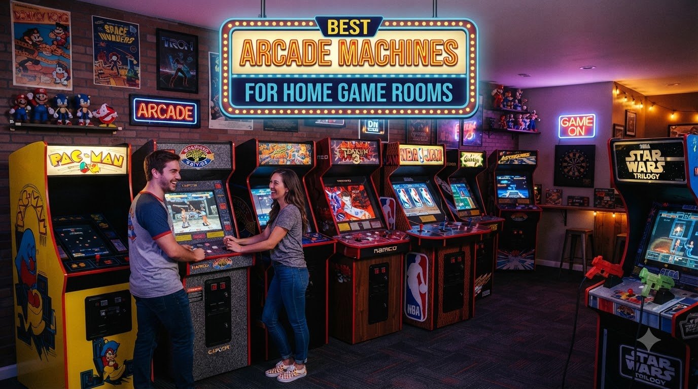 Best Arcade Machines for Home Game Rooms