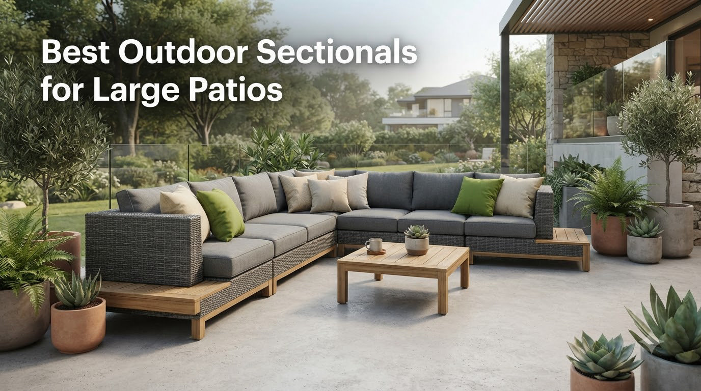Best Outdoor Sectionals for Large Patios