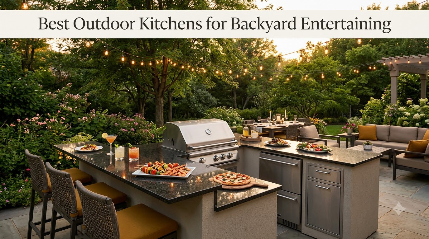 Best Outdoor Kitchens for Backyard Entertaining