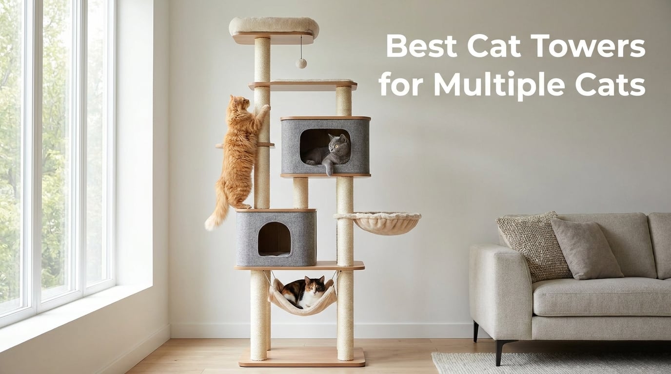 Best Cat Towers for Multiple Cats