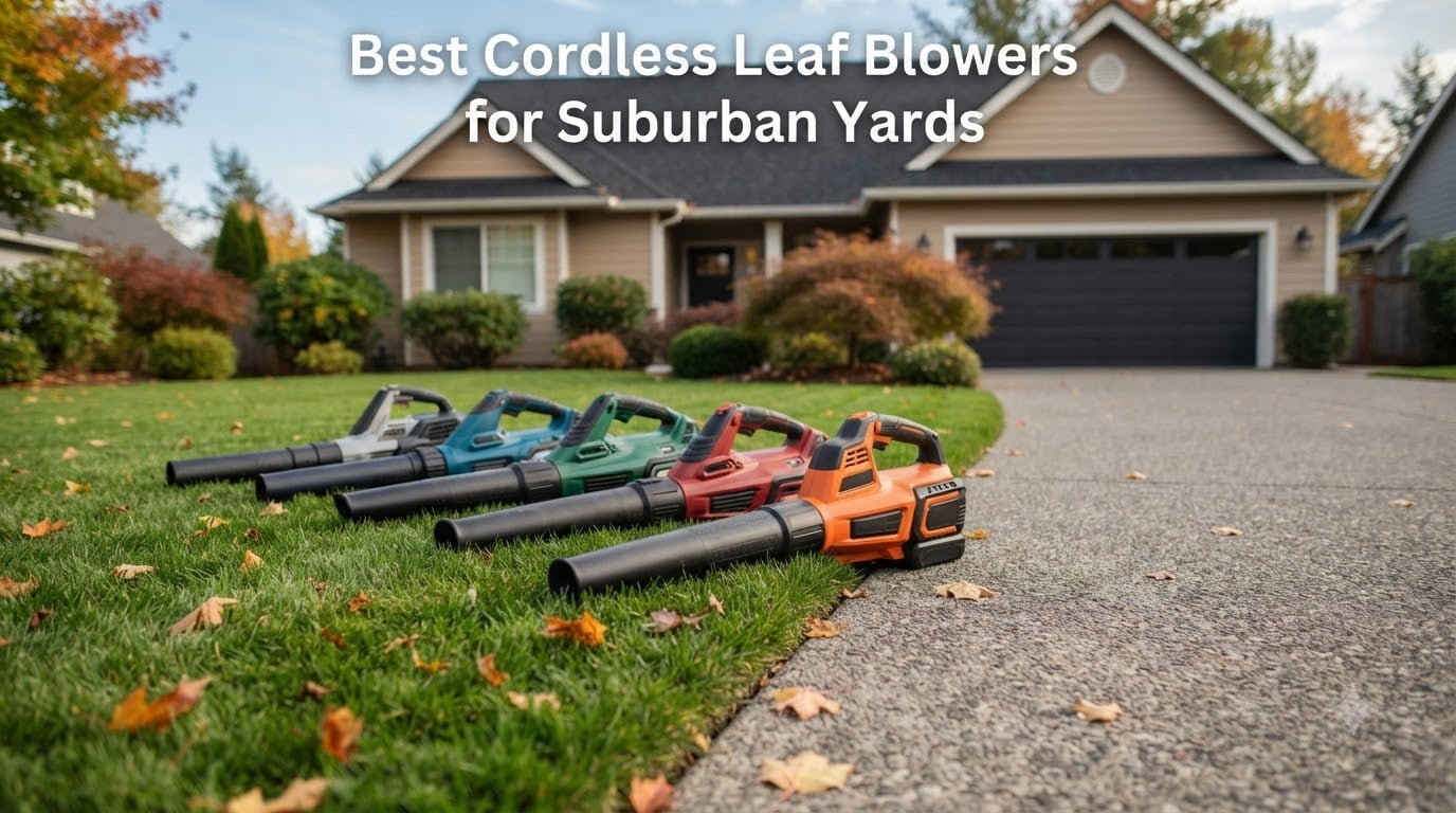 Best Cordless Leaf Blowers for Suburban Yards
