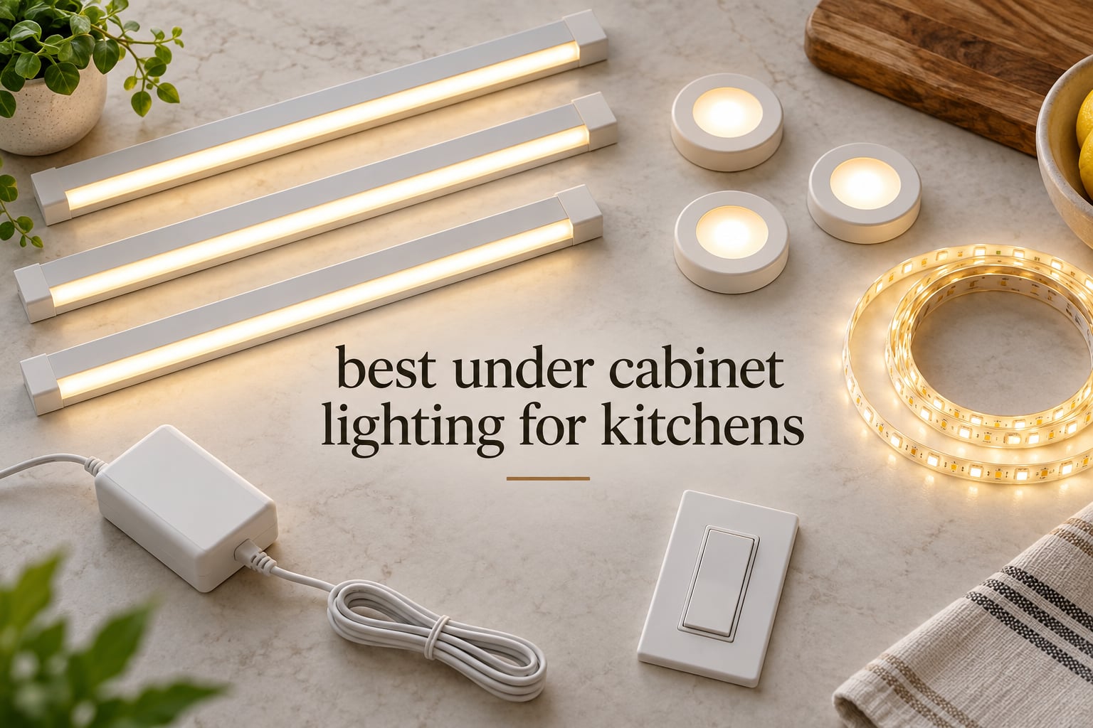 best under cabinet lighting for kitchens