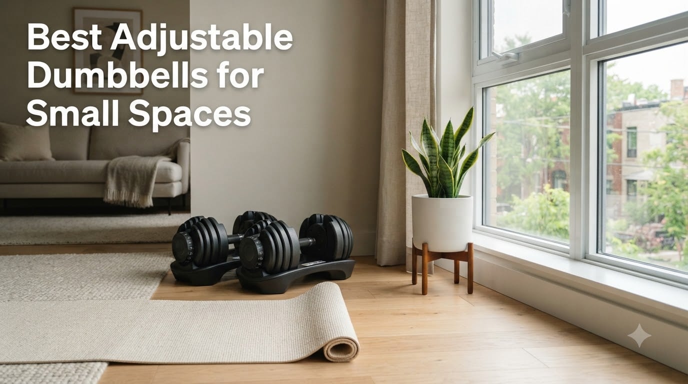 Best Adjustable Dumbbells for Small Spaces