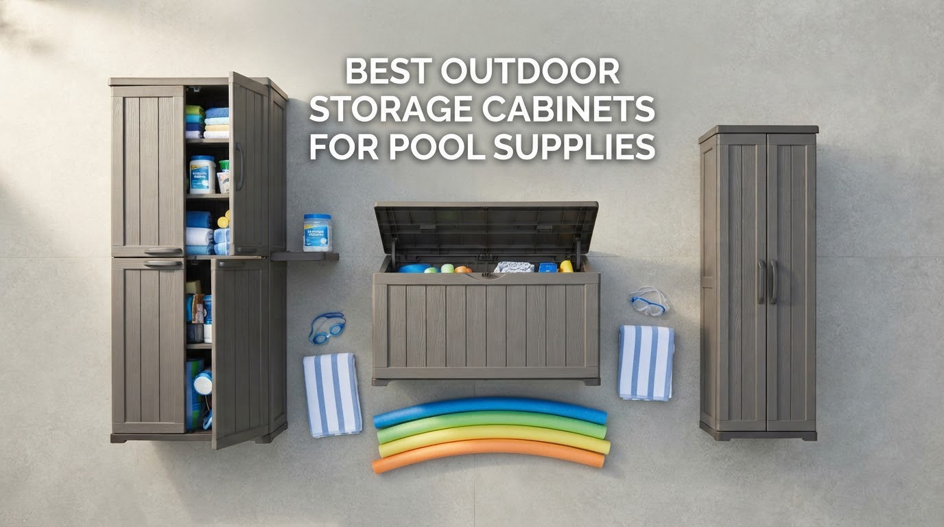 best outdoor storage cabinets for pool supplies