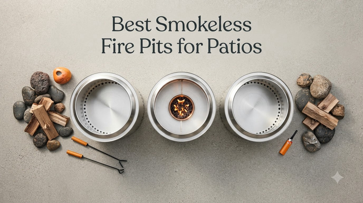 Best Smokeless Fire Pits for Patios