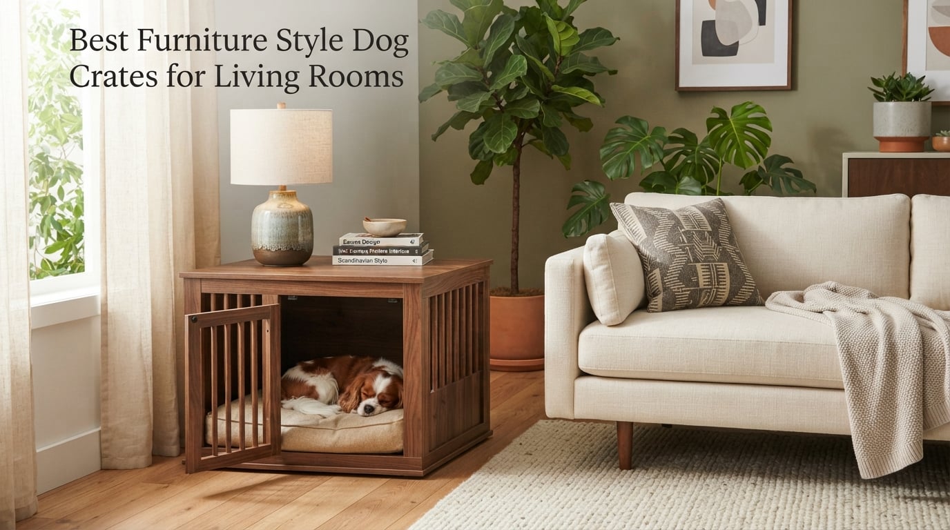 Best Furniture Style Dog Crates for Living Rooms