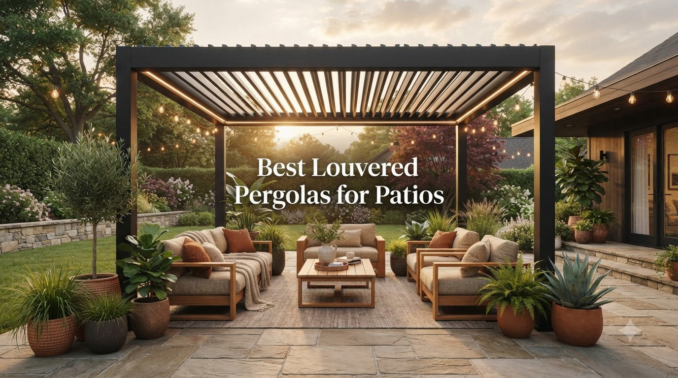 Best Louvered Pergolas for Patios