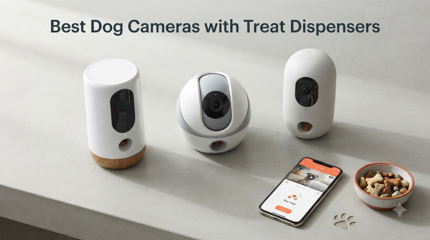 Best Dog Cameras with Treat Dispensers