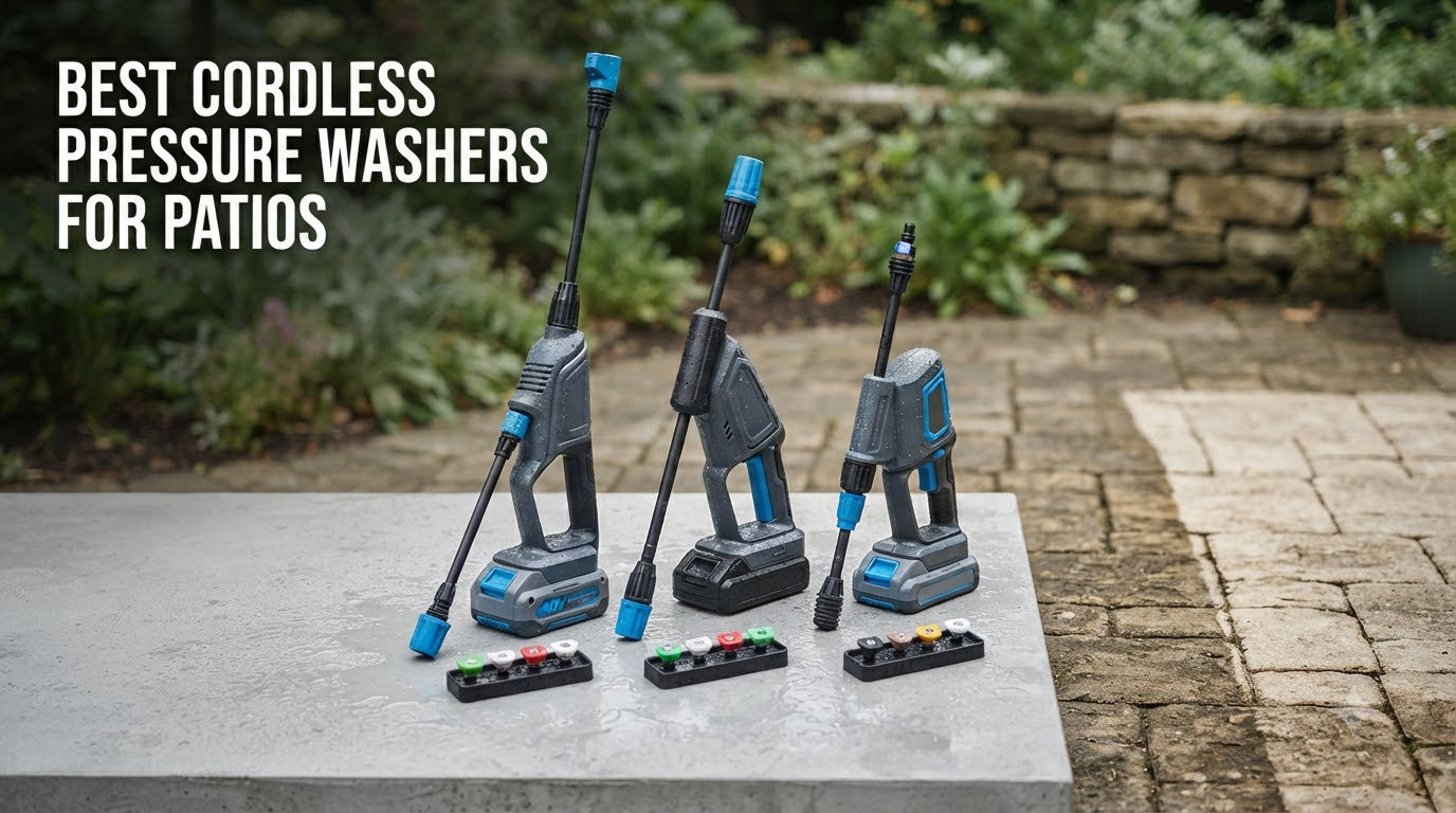 best cordless pressure washers for patios