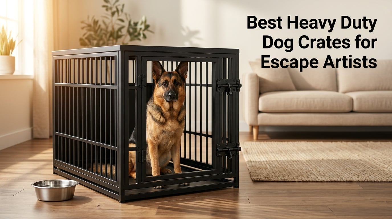Best Heavy Duty Dog Crates for Escape Artists