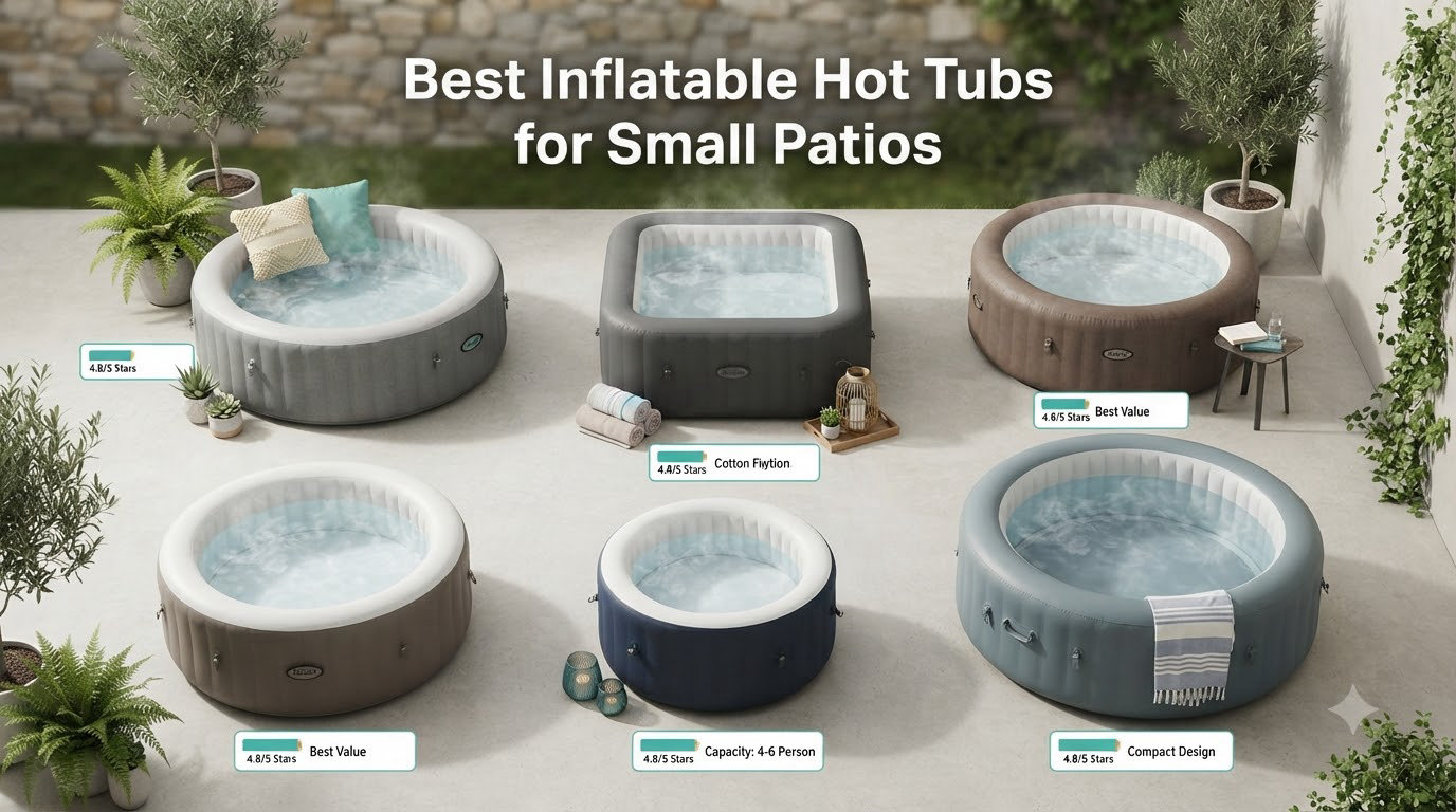 Best Inflatable Hot Tubs for Small Patios