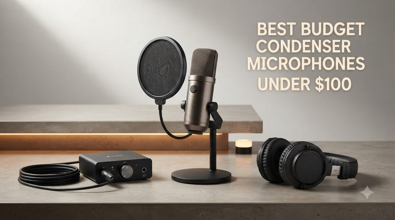Best Budget Condenser Microphones Under $100