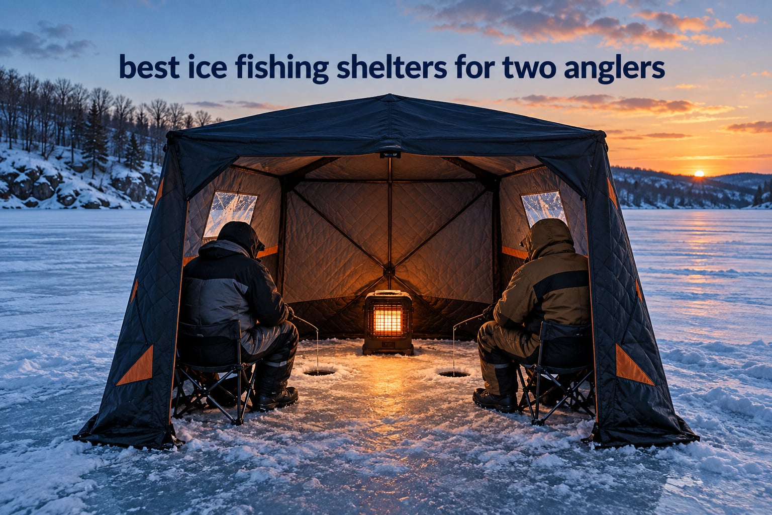best ice fishing shelters for two anglers