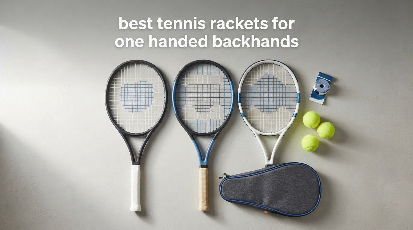 best tennis rackets for one handed backhands