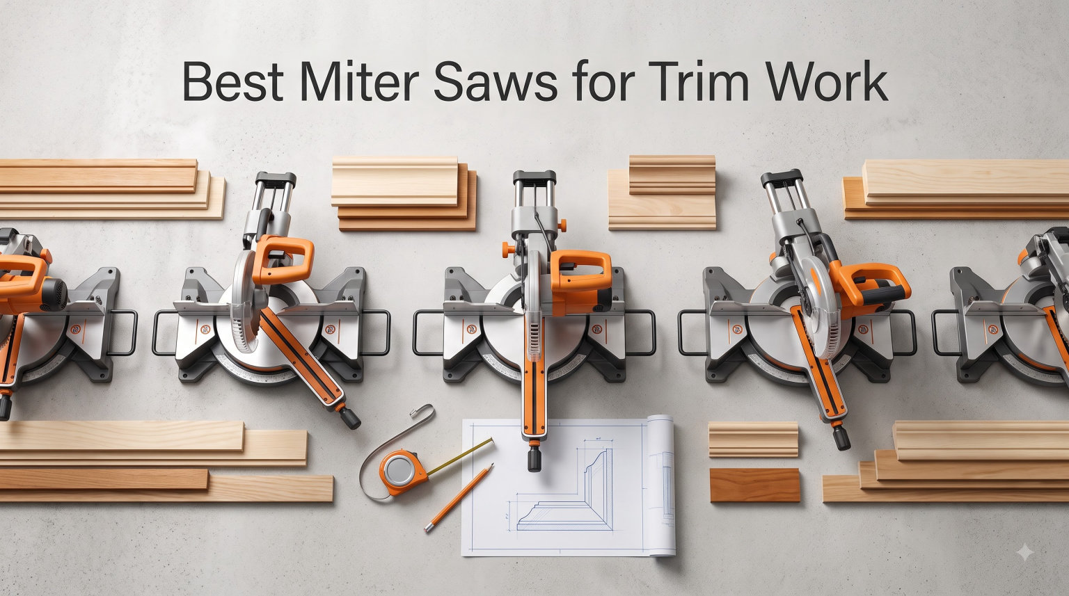 Best Miter Saws for Trim Work