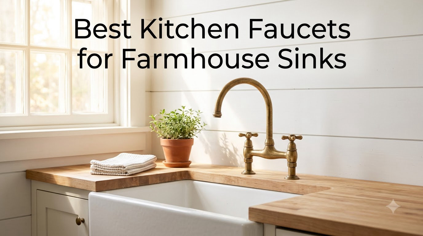 Best Kitchen Faucets for Farmhouse Sinks
