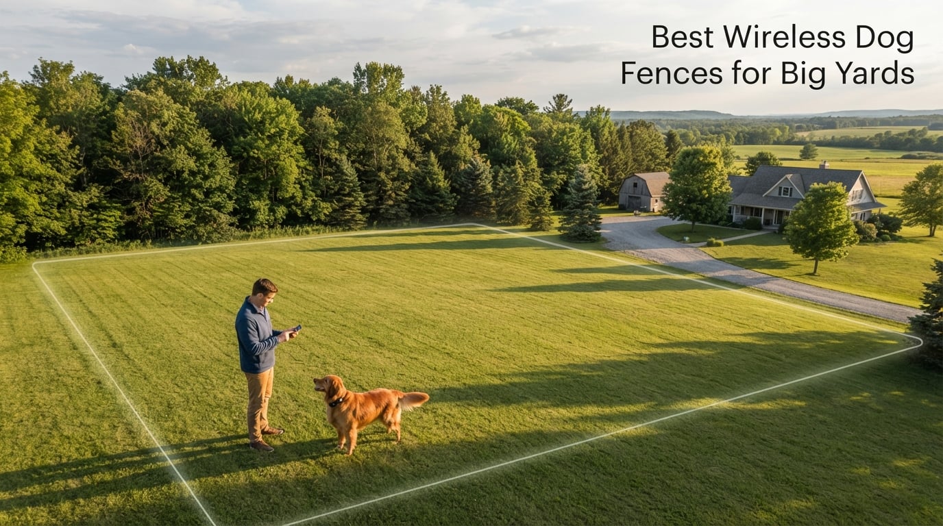 Best Wireless Dog Fences for Big Yards