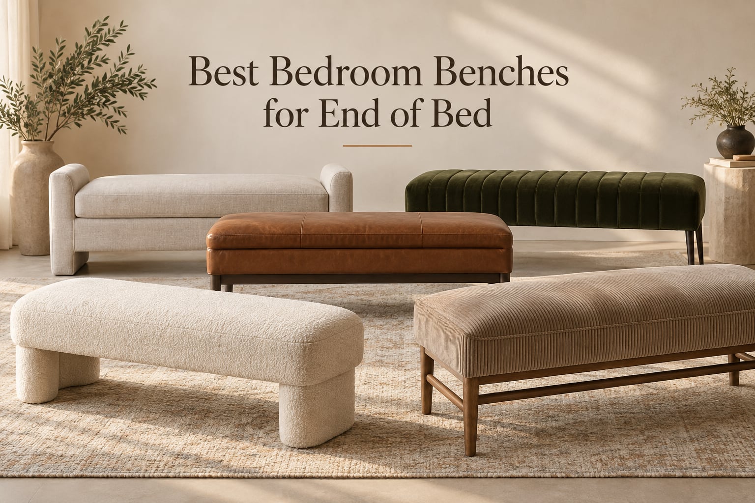 Best Bedroom Benches for End of Bed