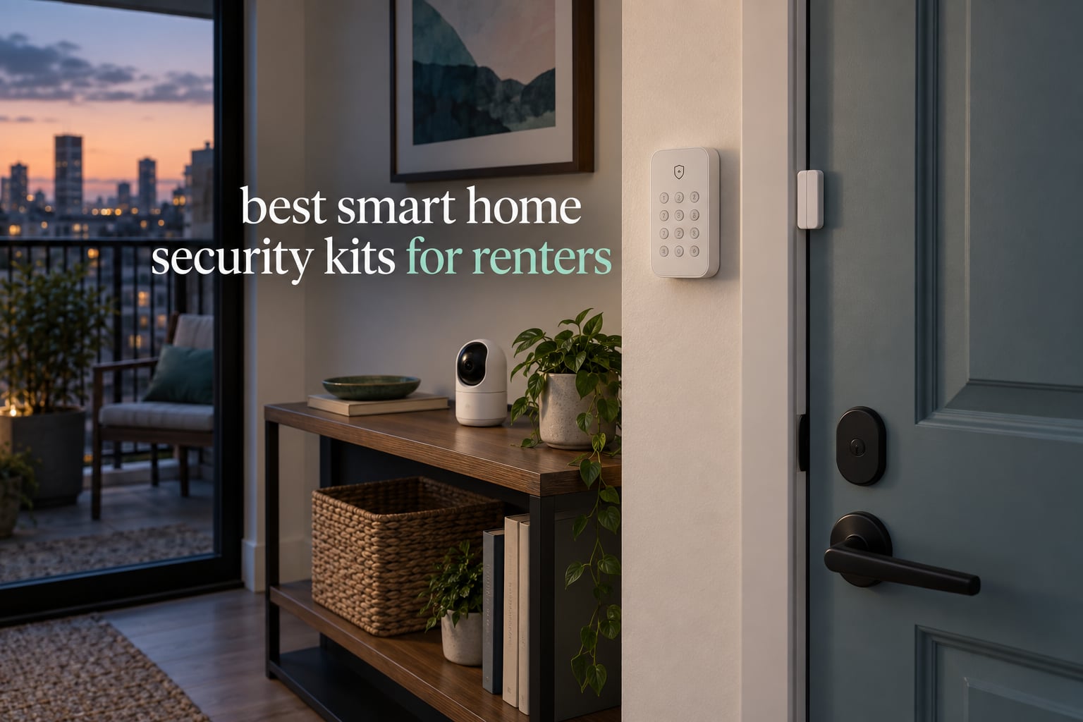 best smart home security kits for renters