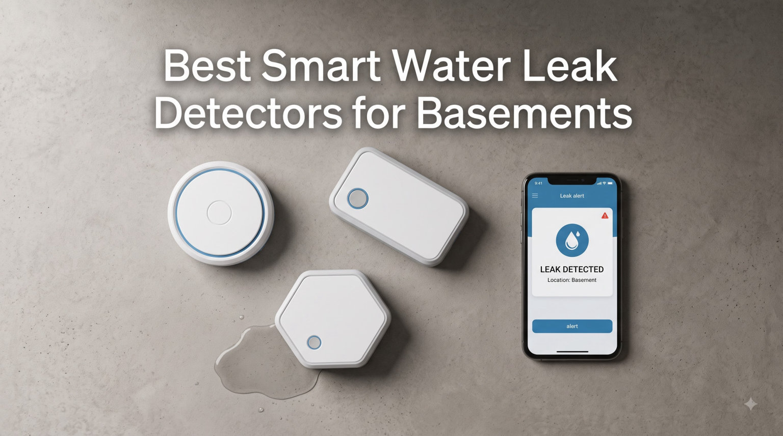 Best Smart Water Leak Detectors for Basements