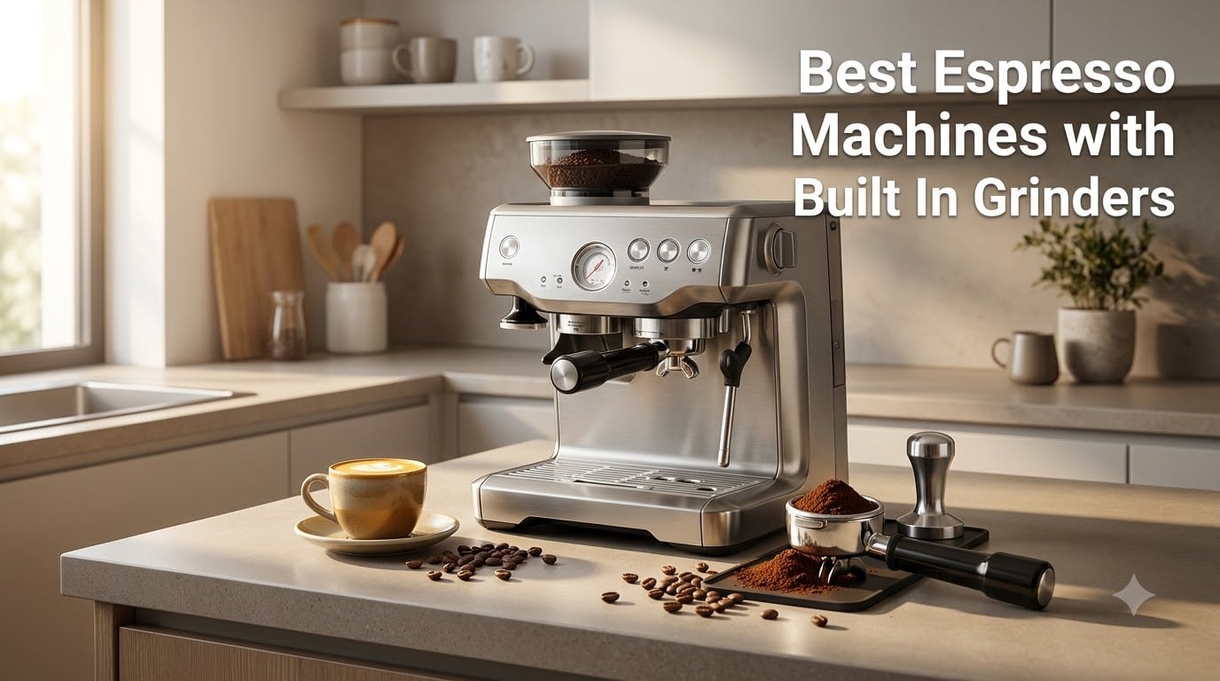 Best Espresso Machines with Built In Grinders