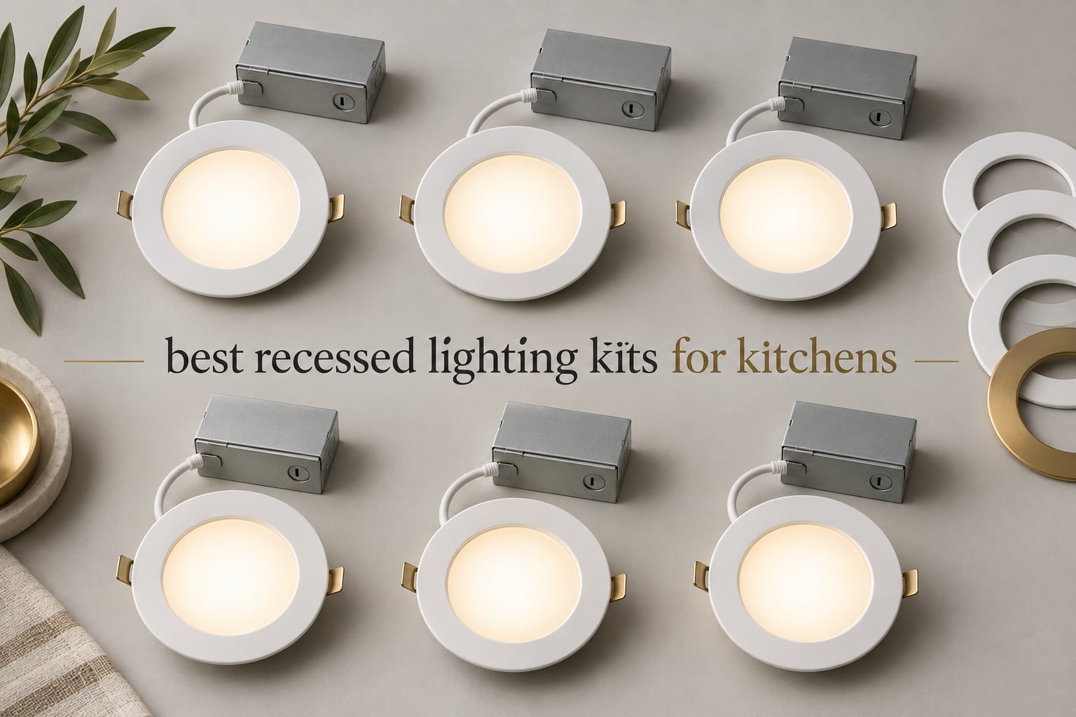 best recessed lighting kits for kitchens
