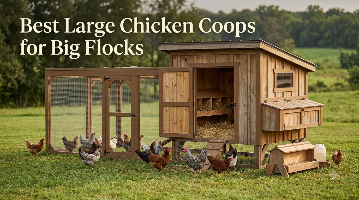 Best Large Chicken Coops for Big Flocks