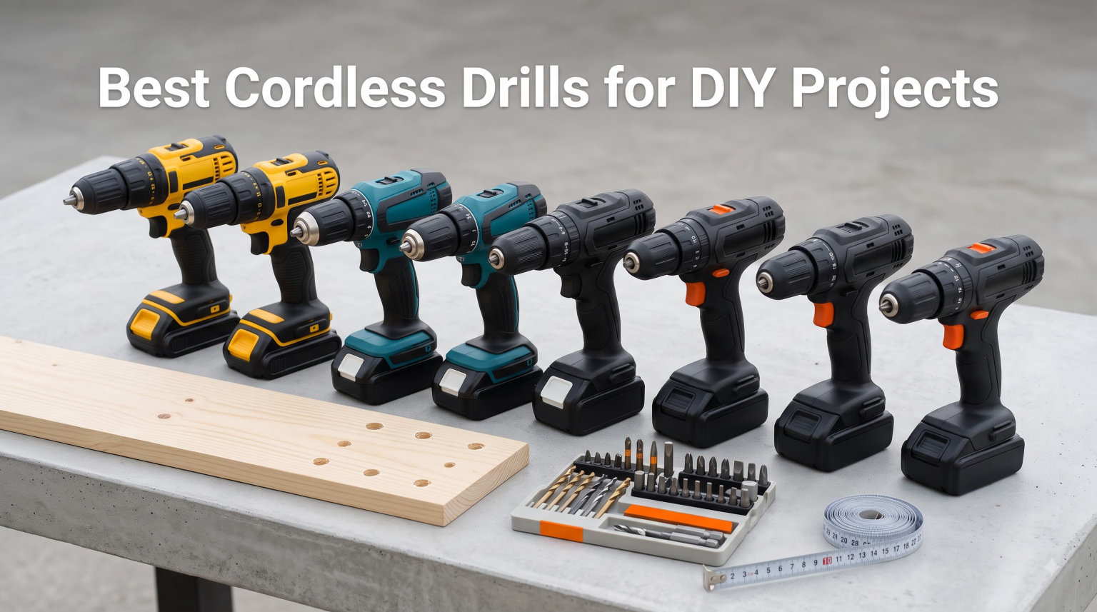 Best Cordless Drills for DIY Projects