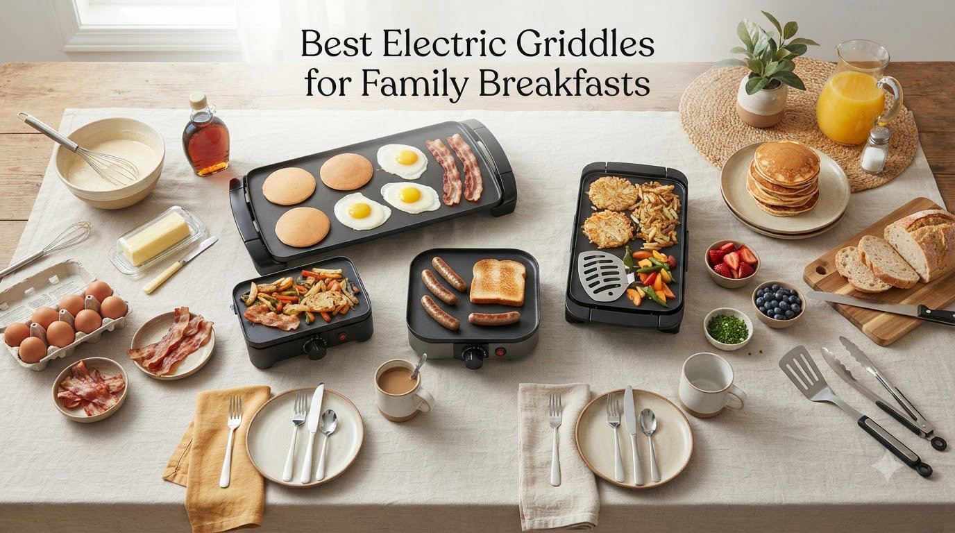 Best Electric Griddles for Family Breakfasts