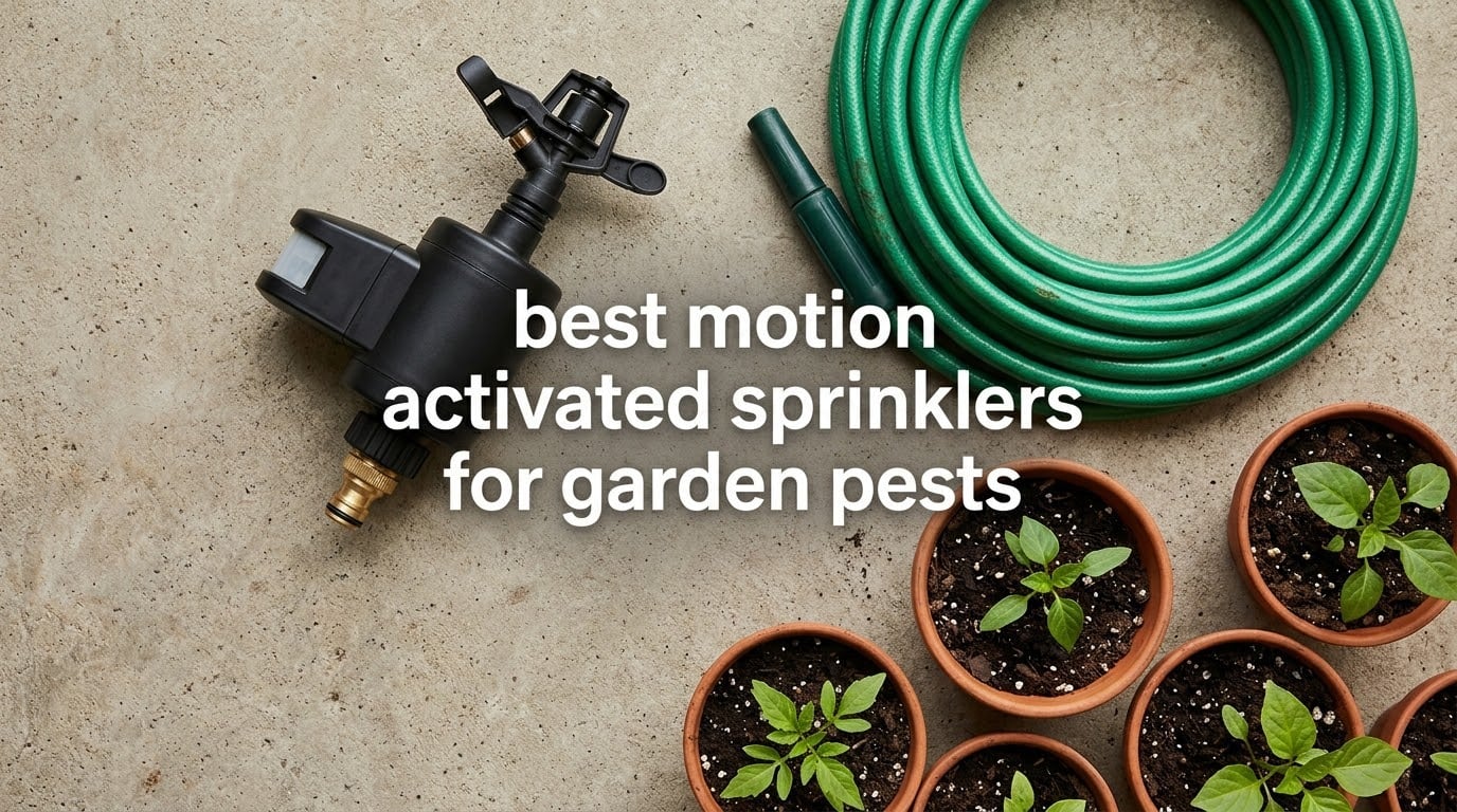 best motion activated sprinklers for garden pests