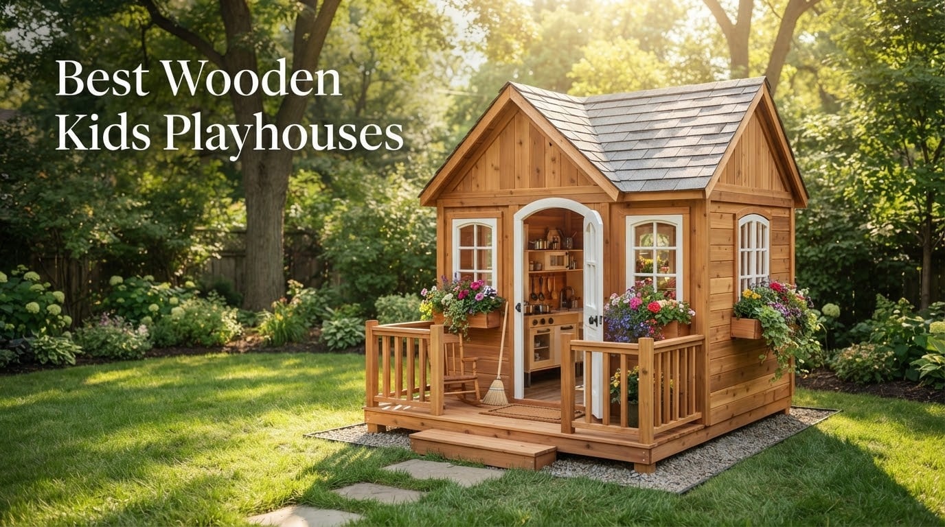 Best Wooden Kids Playhouses