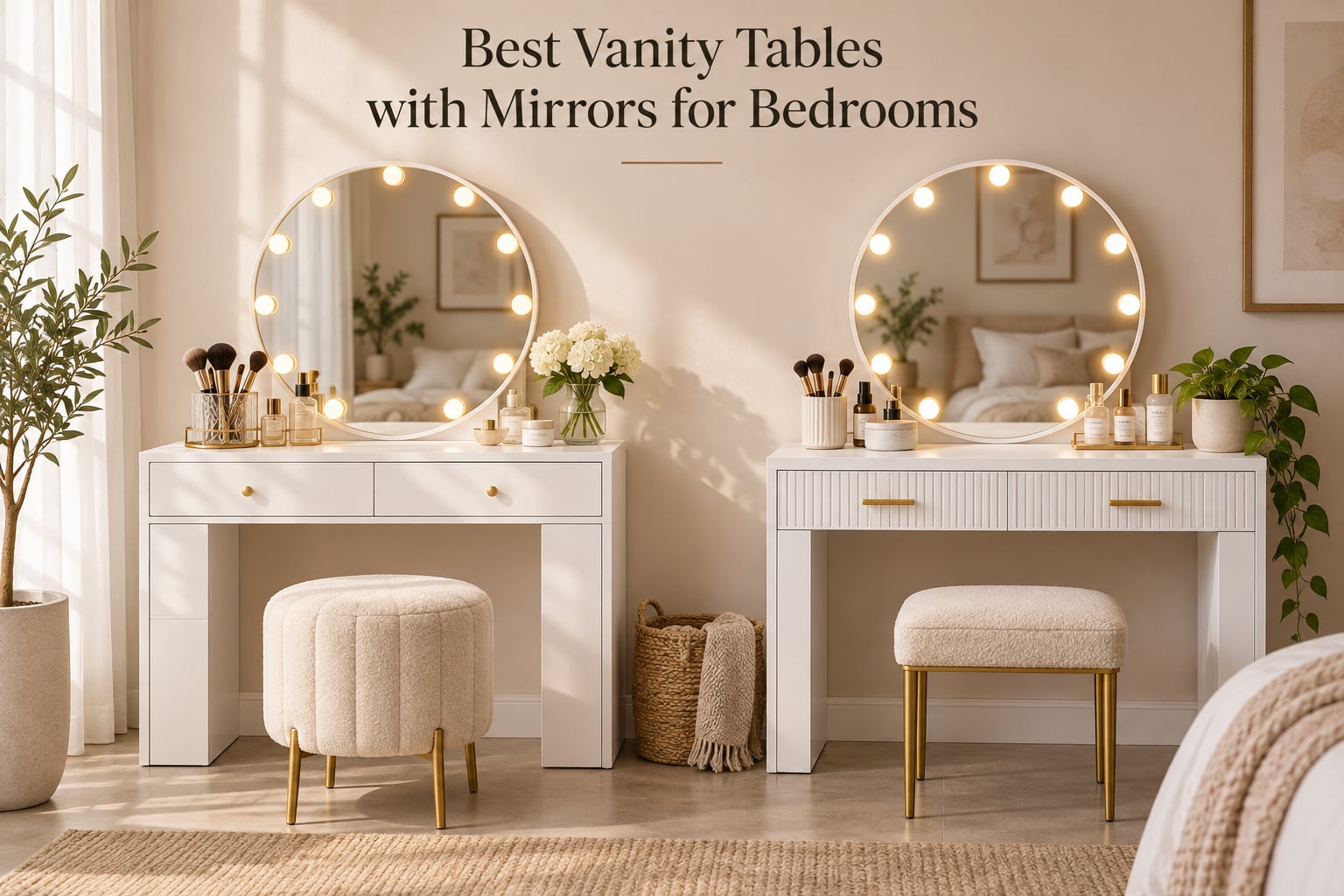 Best Vanity Tables with Mirrors for Bedrooms