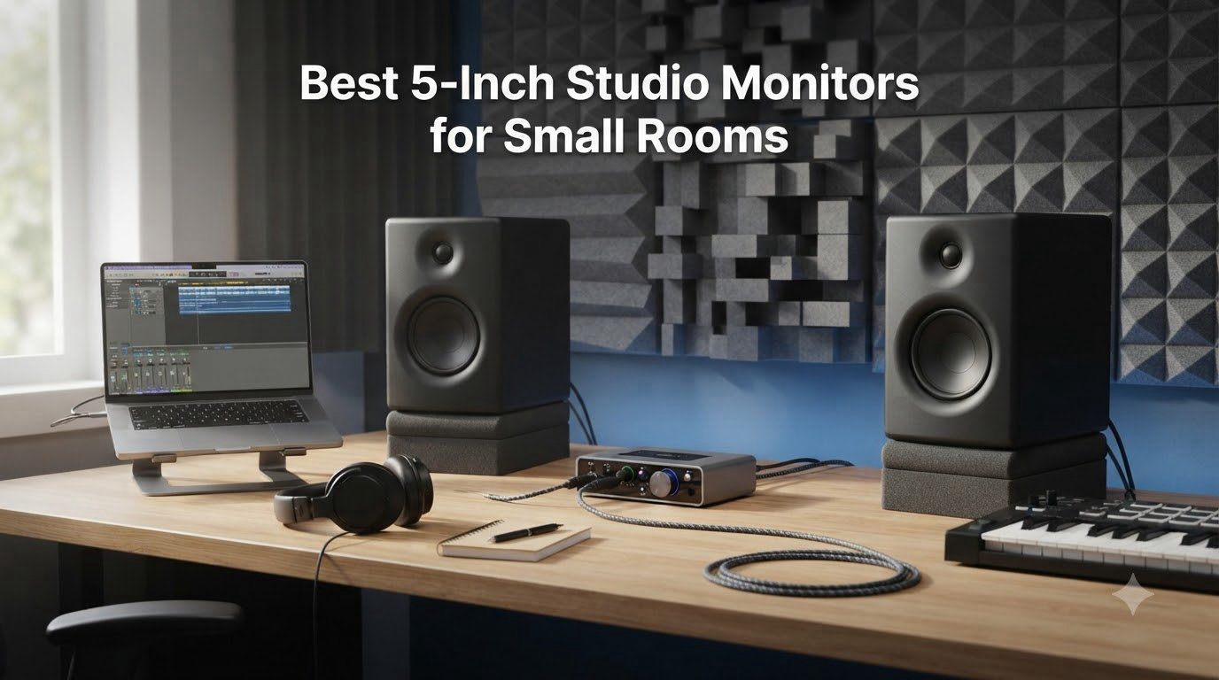 Best 5-Inch Studio Monitors for Small Rooms