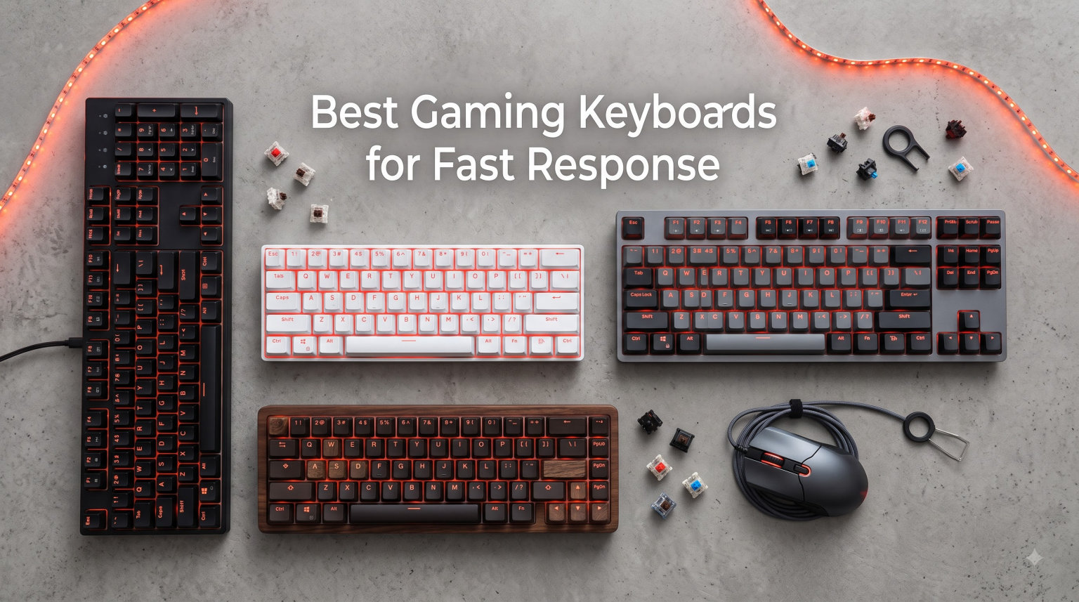 Best Gaming Keyboards for Fast Response