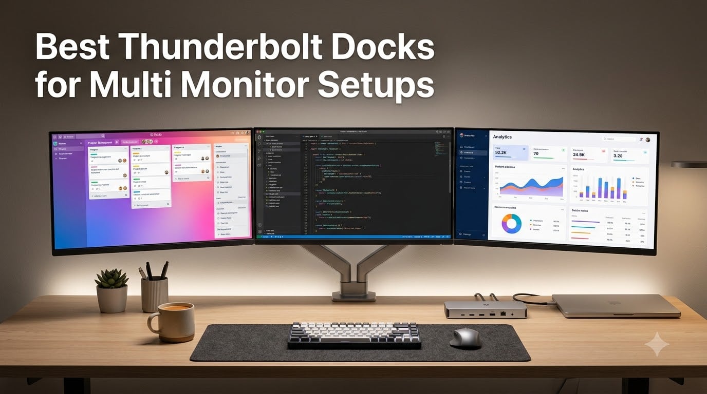 Best Thunderbolt Docks for Multi Monitor Setups