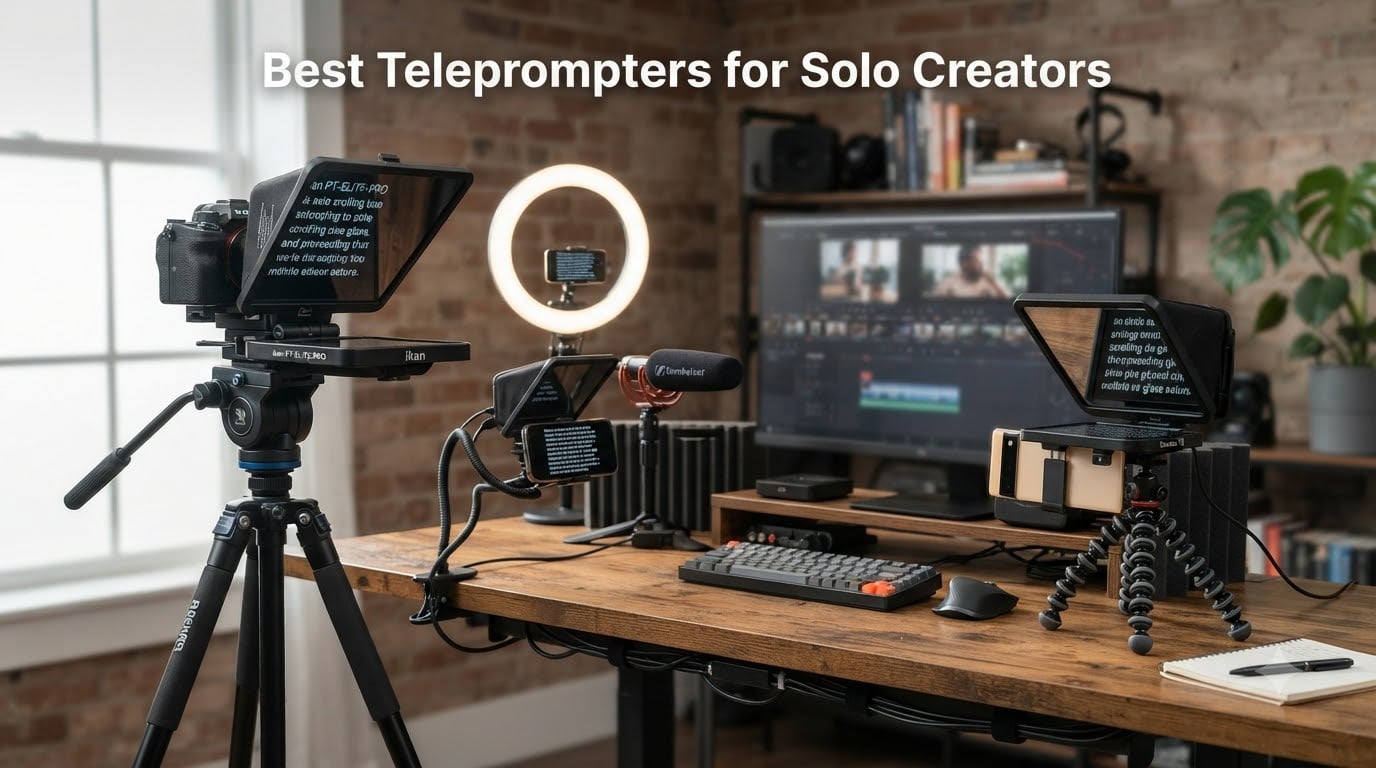 Best Teleprompters for Solo Creators