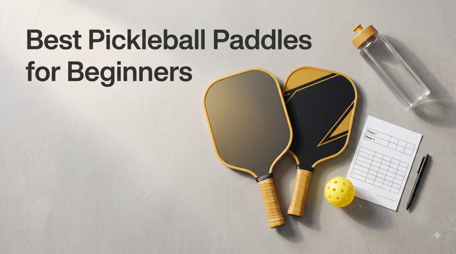 Best Pickleball Paddles for Beginners