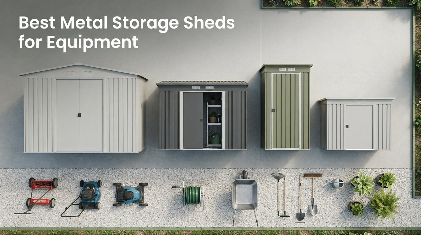Best Metal Storage Sheds for Equipment