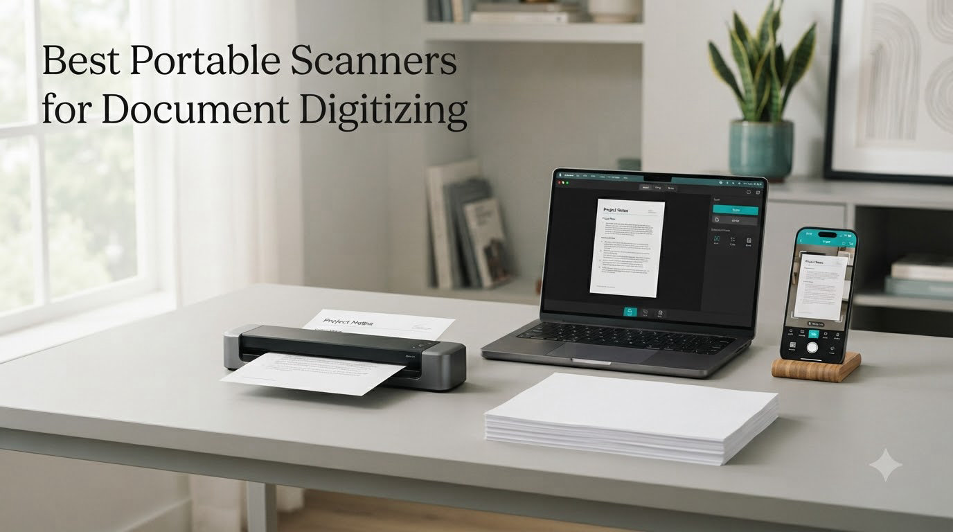 Best Portable Scanners for Document Digitizing