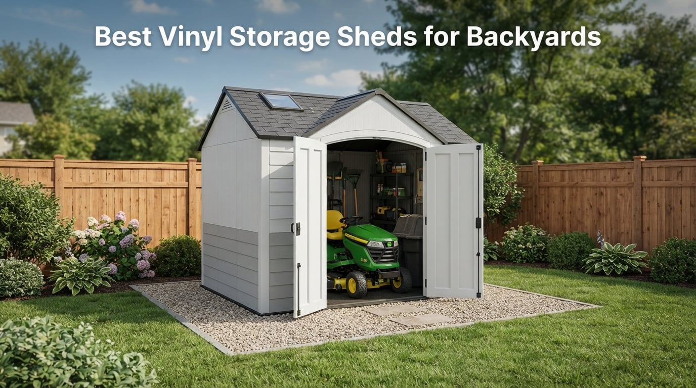 Best Vinyl Storage Sheds for Backyards