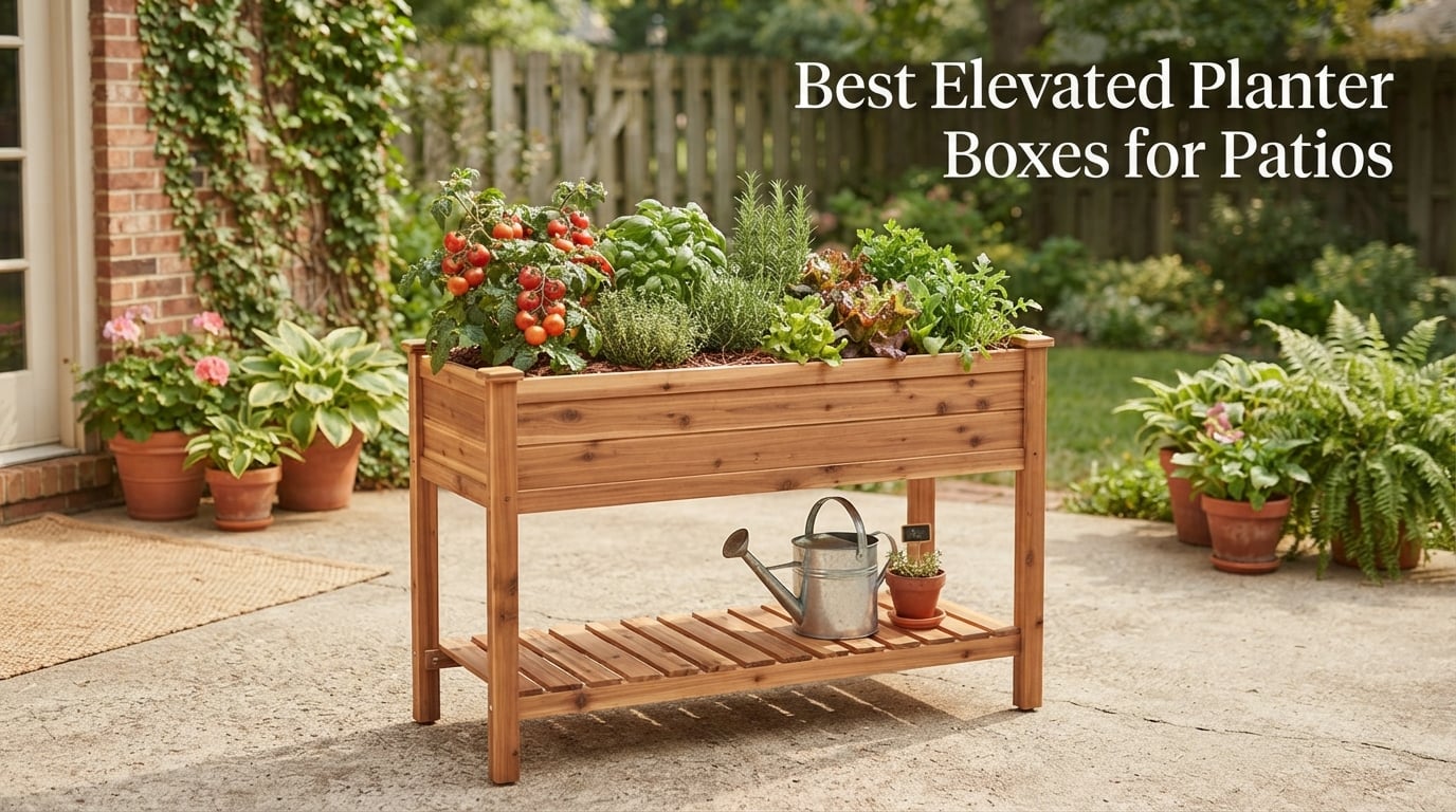 Best Elevated Planter Boxes for Patios
