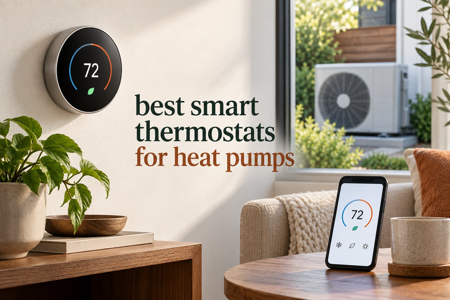 best smart thermostats for heat pumps