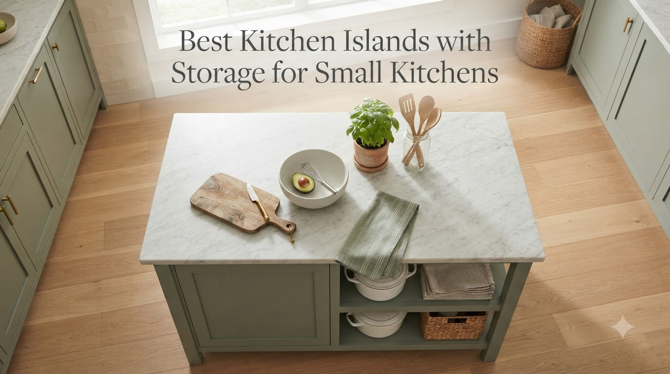 Best Kitchen Islands with Storage for Small Kitchens