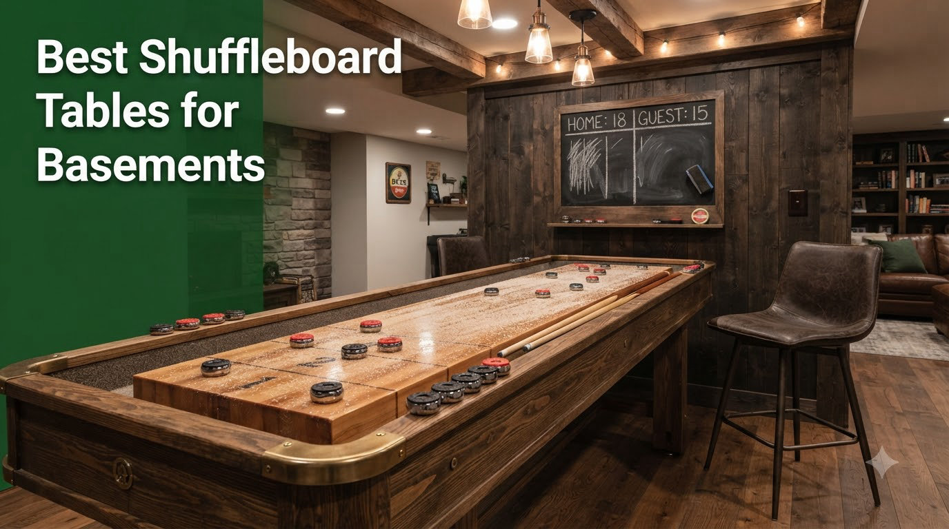 Best Shuffleboard Tables for Basements
