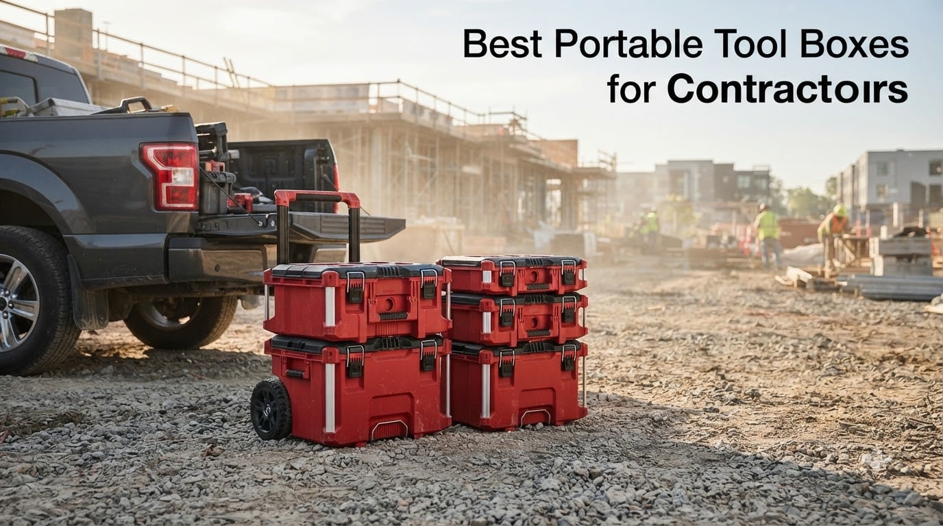 Best Portable Tool Boxes for Contractors