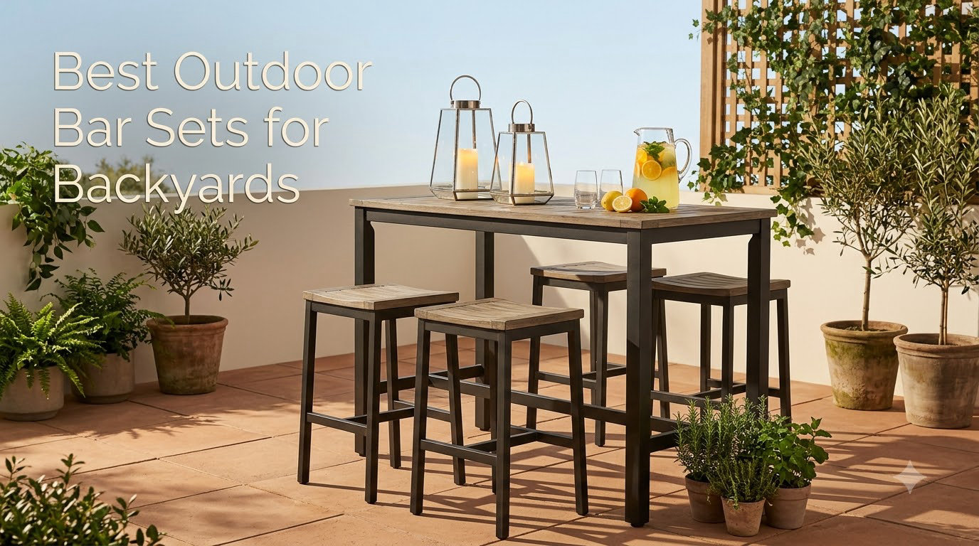 Best Outdoor Bar Sets for Backyards