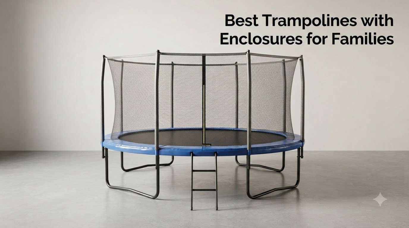 Best Trampolines with Enclosures for Families