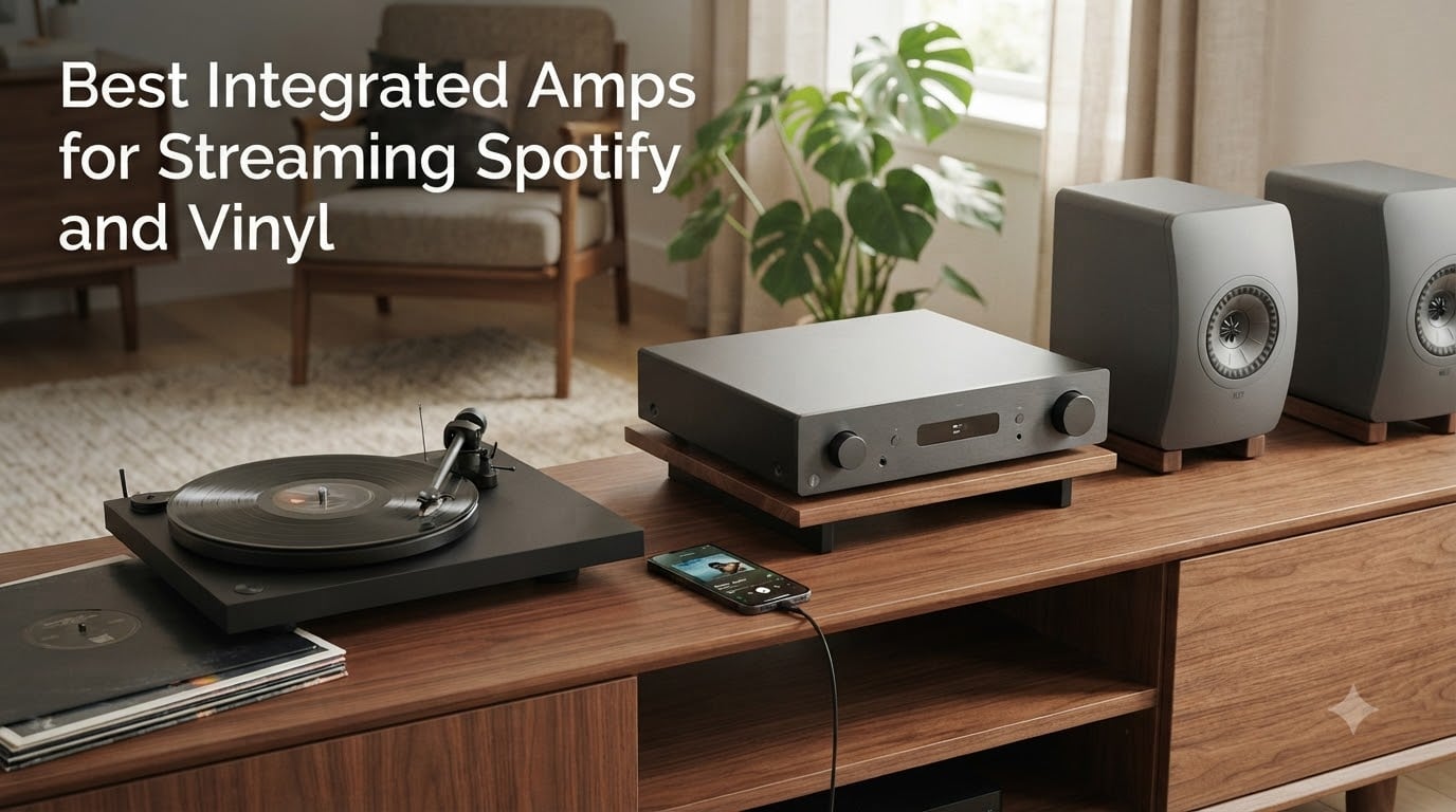 Best Integrated Amps for Streaming Spotify and Vinyl