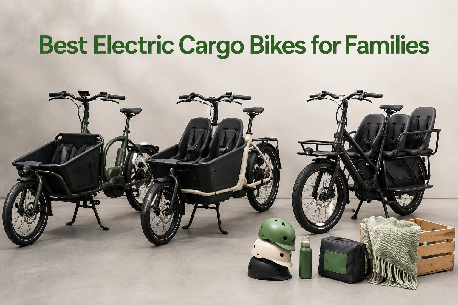Best Electric Cargo Bikes for Families