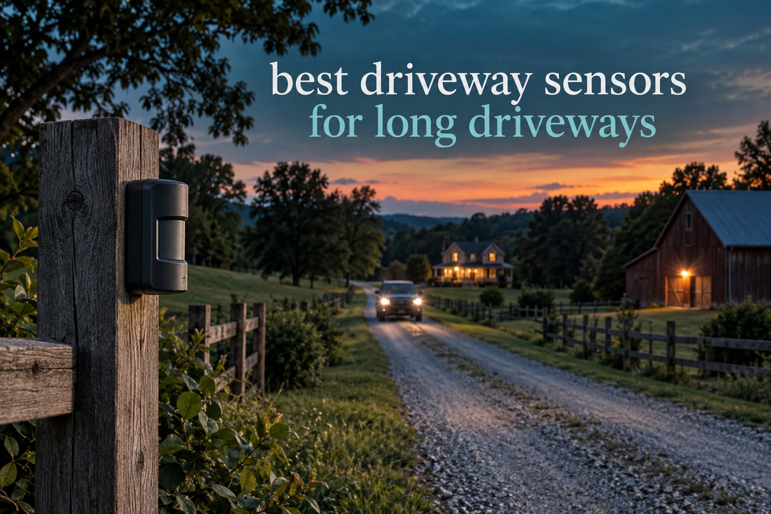 best driveway sensors for long driveways